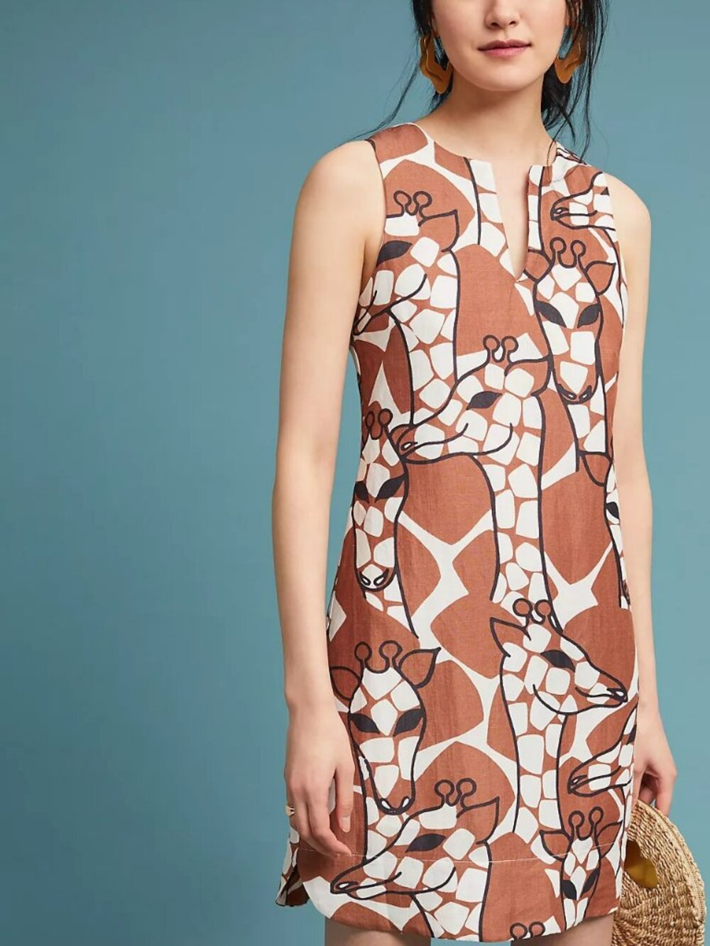 Corey Lynn Calter x Anthropologie Giraffe Shift Dress